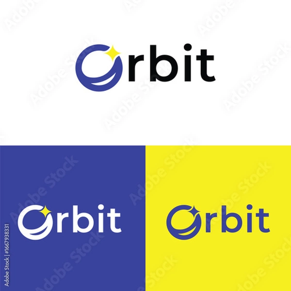 Fototapeta Orbit Logo Design: A Stellar Branding Identity