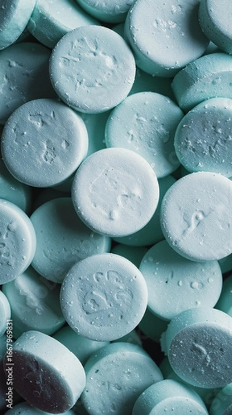 Obraz blue and white pills