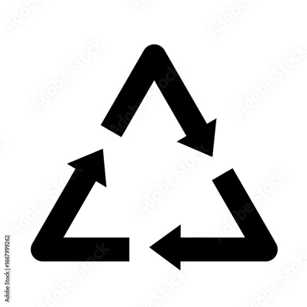 Obraz Recycle symbol -  vector icon