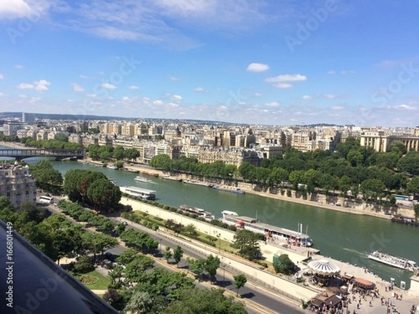 Fototapeta Paris from eiffel tower