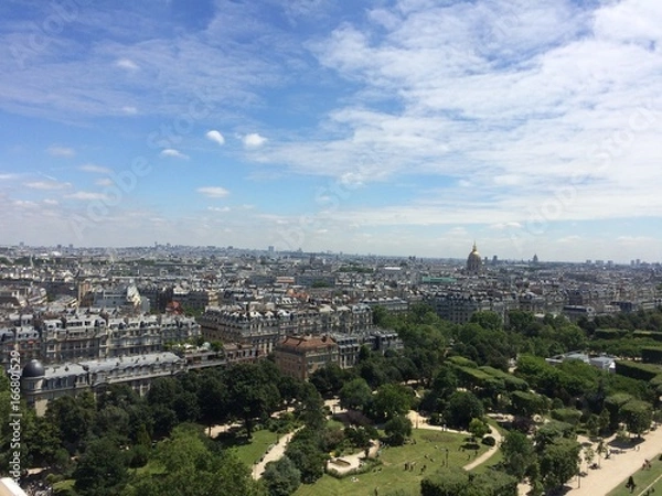 Fototapeta Paris from eiffel tower