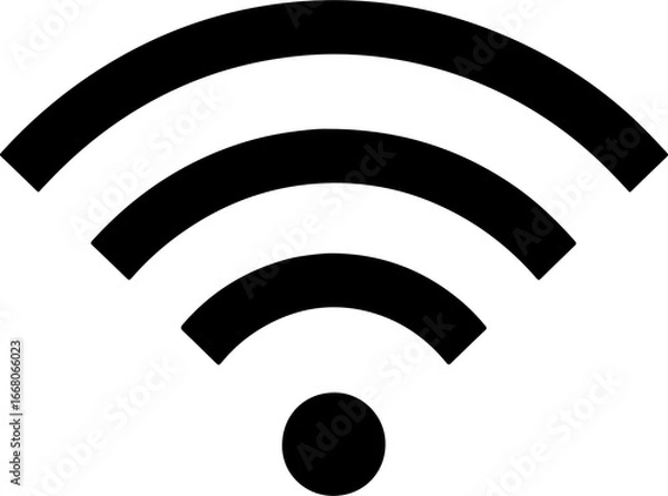 Fototapeta wireless network icon