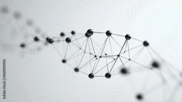 Obraz Abstract Network Connection