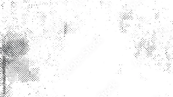 Fototapeta Subtle halftone texture background. Faded dot pattern with light grunge style. Perfect for vintage looks and print layout designs.