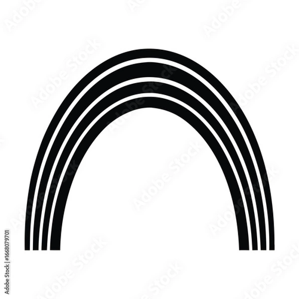 Fototapeta abstract arch vector illustration