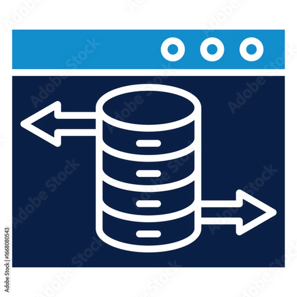 Fototapeta Data Transaction Icon