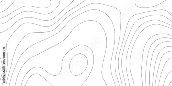 Fototapeta Line pattern seamless map topography background.Topography map art curve drawing. vector illustration. Contour maps. illustration, Topo contour map design,
