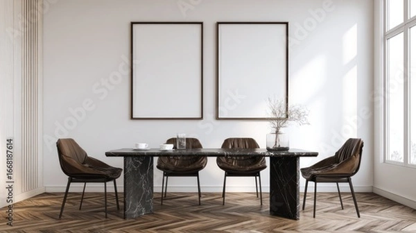 Fototapeta Modern dining room interior (6)