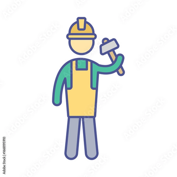 Fototapeta Engineer    Icon which can easily modify or edit