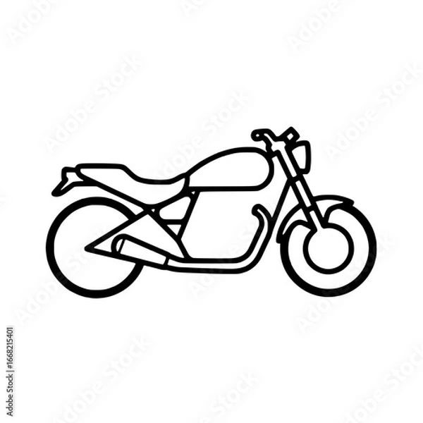 Fototapeta vector motorcycle icon