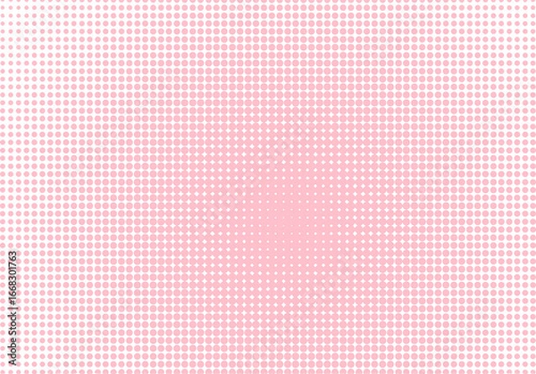 Obraz Halftone dot retro pink background