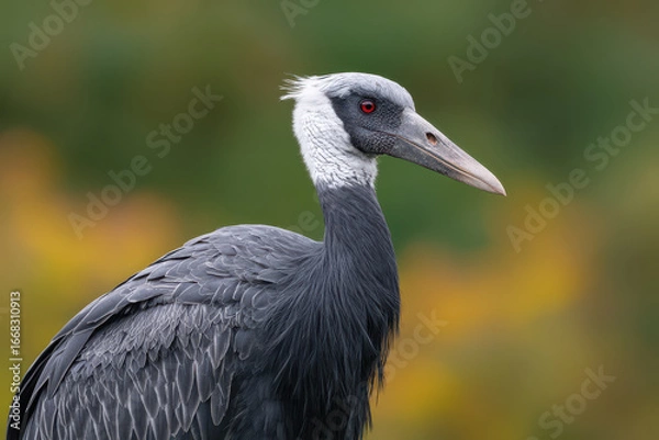 Fototapeta portraits of top  exotic animals against clean uniform background with bokeh effects