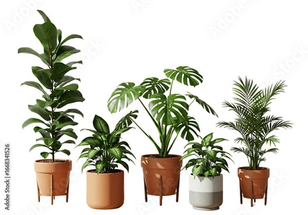 Obraz plants in pots