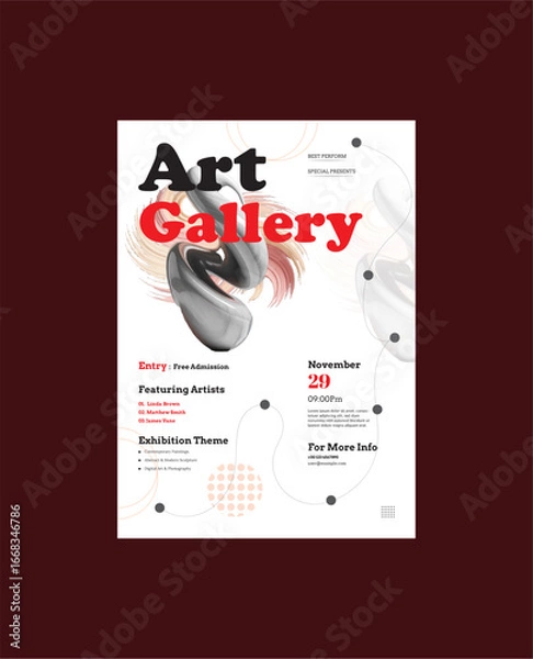 Fototapeta Modern Poster Template 