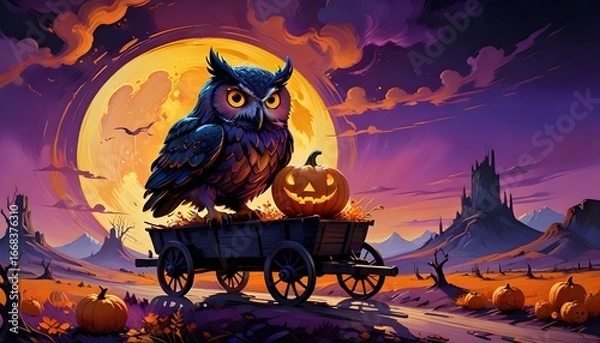 Obraz haloween owl