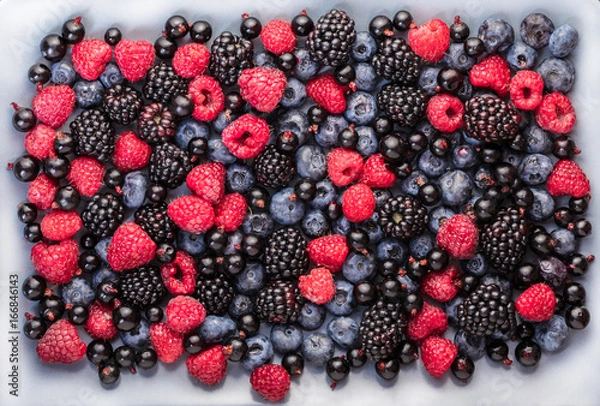 Fototapeta assorted fresh berries