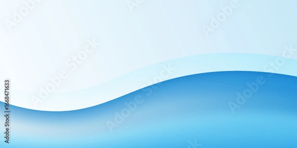 Fototapeta Abstract blue waves background. Vector Illustration. modern concept. modern wave