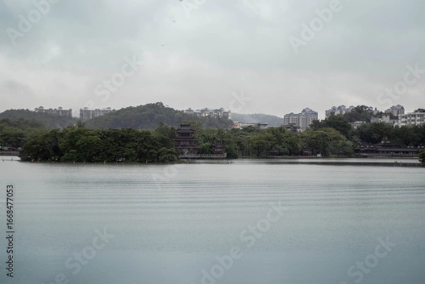 Obraz Scenery featuring Chinese style architecture