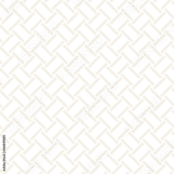 Fototapeta Crosshatch vector seamless geometric pattern. Crossed graphic rectangles background. Seamless subtle texture of crosshatched bold lines. Trellis simple fabric print.