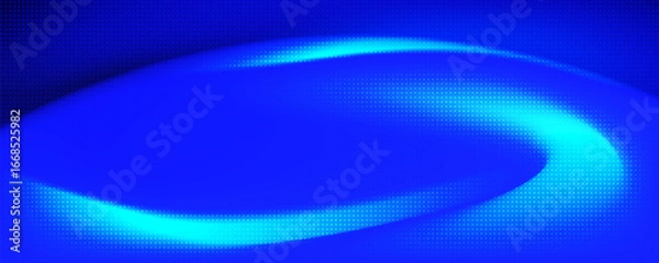 Fototapeta Colorful abstract background with white and blue color, halftone effect, dot pattern. Vector illustration.