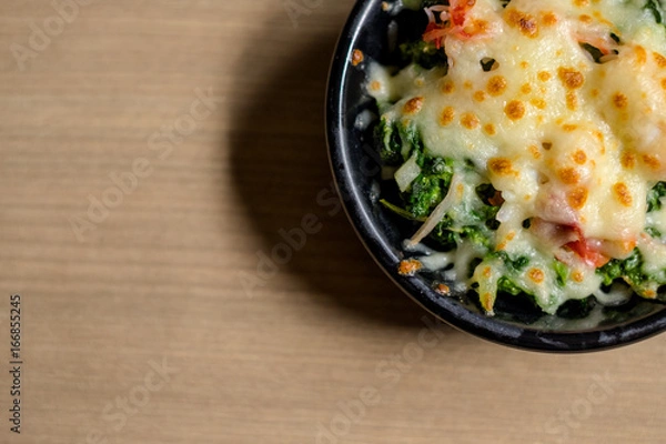 Obraz Baked Spinach with Cheese 