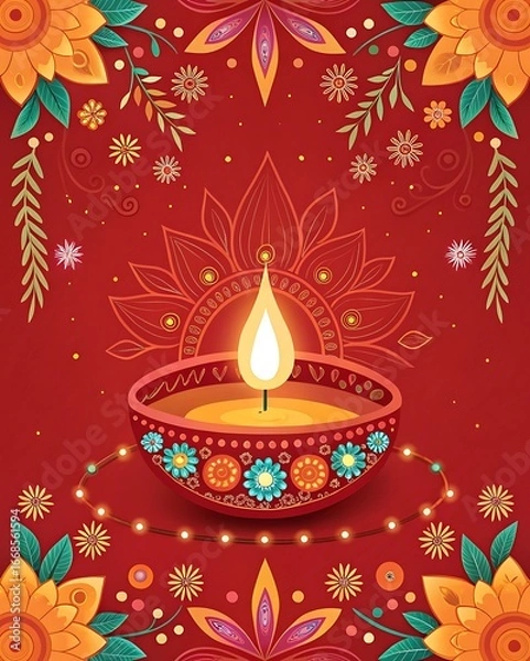 Obraz Diwali Background 