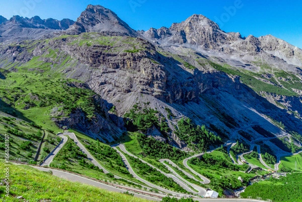 Obraz Strada per lo Stelvio 10