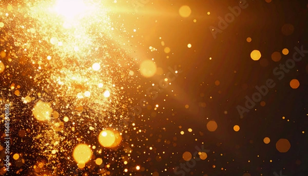 Obraz 金粉が舞うシンプル空間