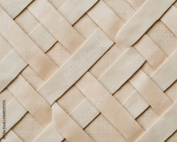 Fototapeta Microfiber texture simplified in geometric pattern, neutral background