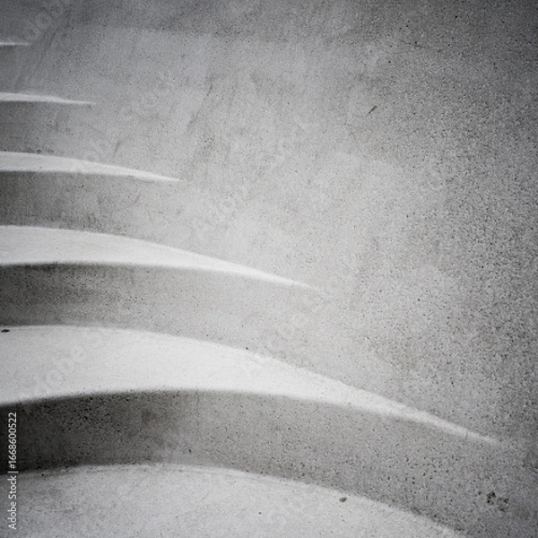 Obraz Abstract patterned staircase in light stone ith shards of light