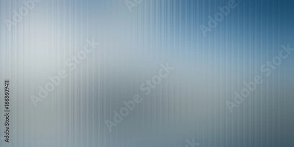 Fototapeta A soft blue and gray gradient background with subtle vertical lines creating a textured, abstract, and modern feel