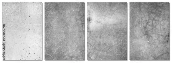 Fototapeta Concrete surface with smooth to cracked texture. Suitable for backgrounds, textures, design projects, or illustrating gradual deterioration or aging.