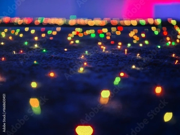 Obraz christmas tree lights