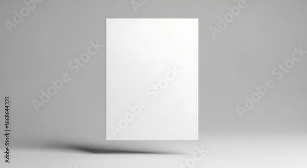 Obraz Elevate your brand with a clean, modern flyer mockup ready for impactful design showcase