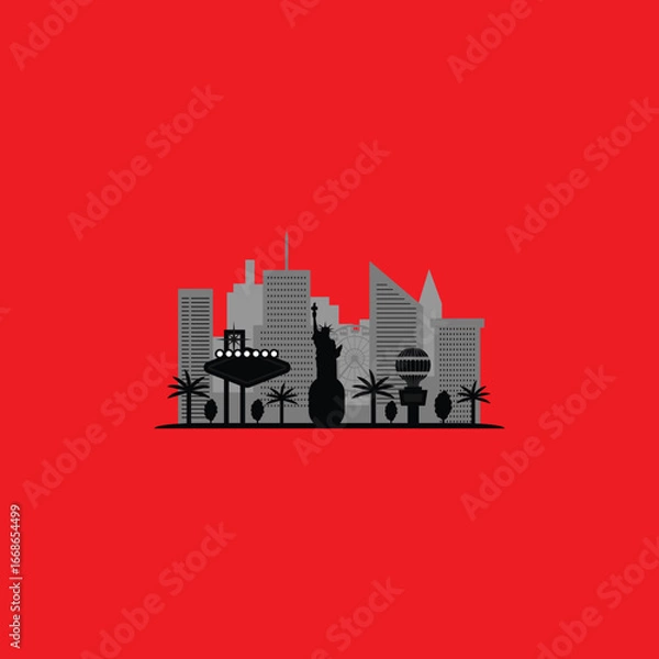 Fototapeta New city logo