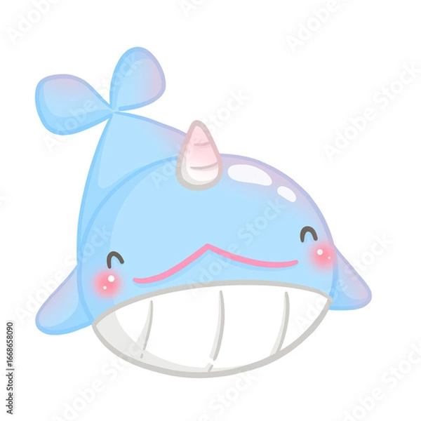 Obraz funny fish cartoon