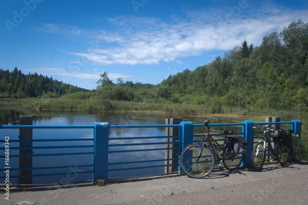 Obraz Rowerem przez puszczę