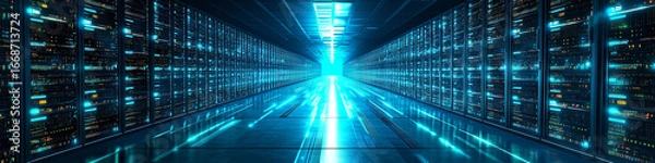 Fototapeta Data Centre Pulse