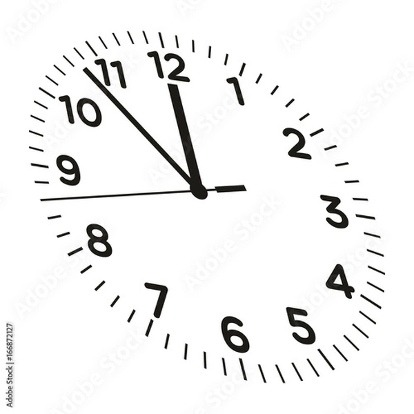 Fototapeta Uhr Perspektive