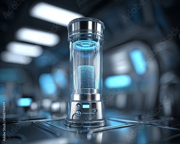 Obraz Cryogenic Preservation Unit - Advanced Cryo-stasis Chamber