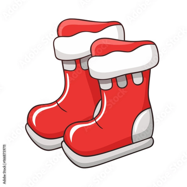 Fototapeta santa claus boots