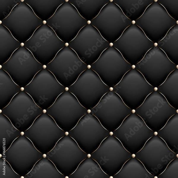 Fototapeta Soft Gloss seamless Quilted Pattern. EPS 10 vector