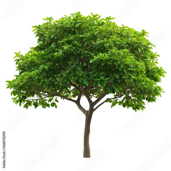 Fototapeta tree Majestic white oak tree isolated on transparent background