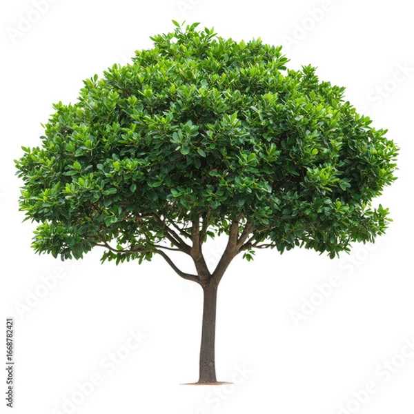 Fototapeta tree Majestic white oak tree isolated on transparent background