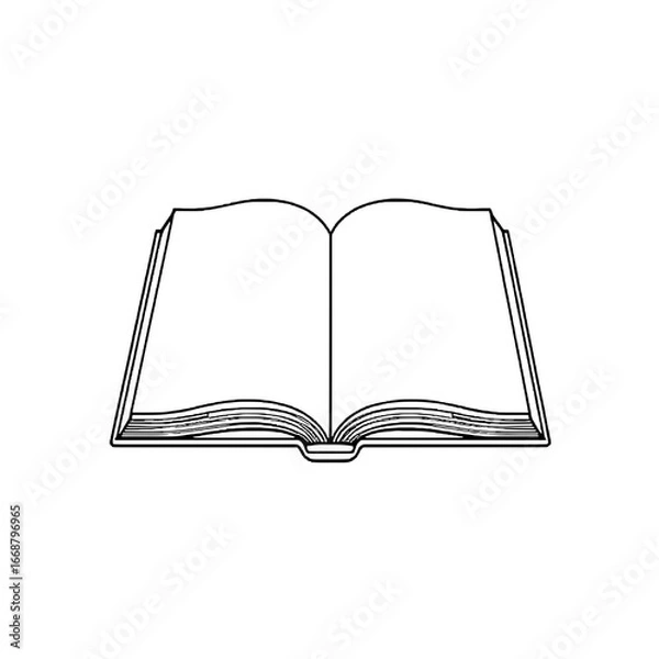 Obraz The Quiet Beauty of Reading: An Open Book