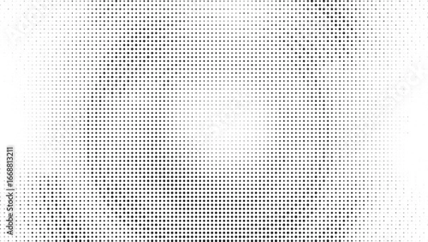 Fototapeta Modern monochrome geometric pattern with a black and white halftone gradient and diagonal lines creating an abstract and stylish vector background for tech and minimal designs