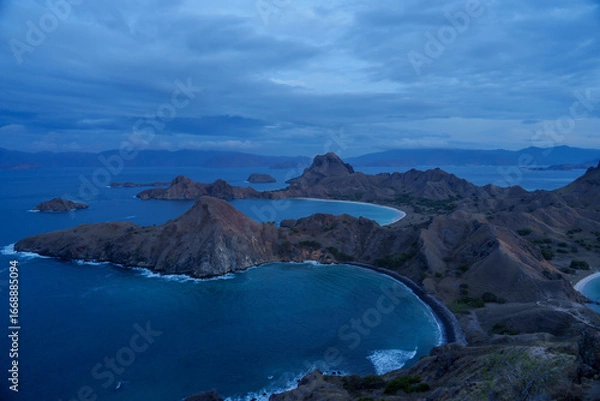 Fototapeta Padar Island the best palace in Komodo National Park