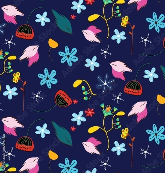 Fototapeta Abstract flower pattern