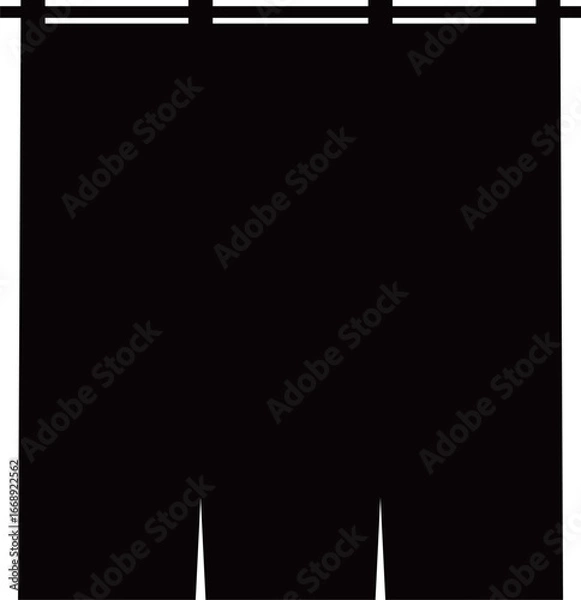 Obraz 暖簾の和風フレーム