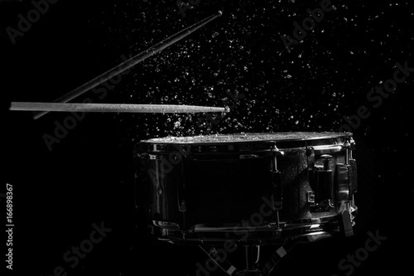 Obraz The drum sticks are hitting